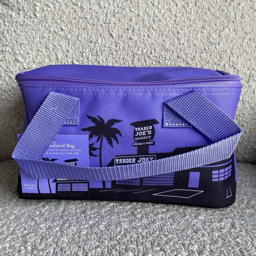 Trader Joe's Mini Purple Insulated Bag